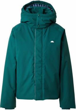 ELLESSE Zimná bunda 'Zenira'  tmavozelená / biela
