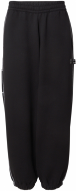 EA7 Emporio Armani Športové nohavice  čierna / šedobiela