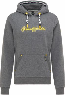 Schmuddelwedda Mikina  žltá / sivá melírovaná / čierna / biela