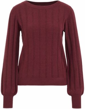 WE Fashion Sveter  vínovo červená