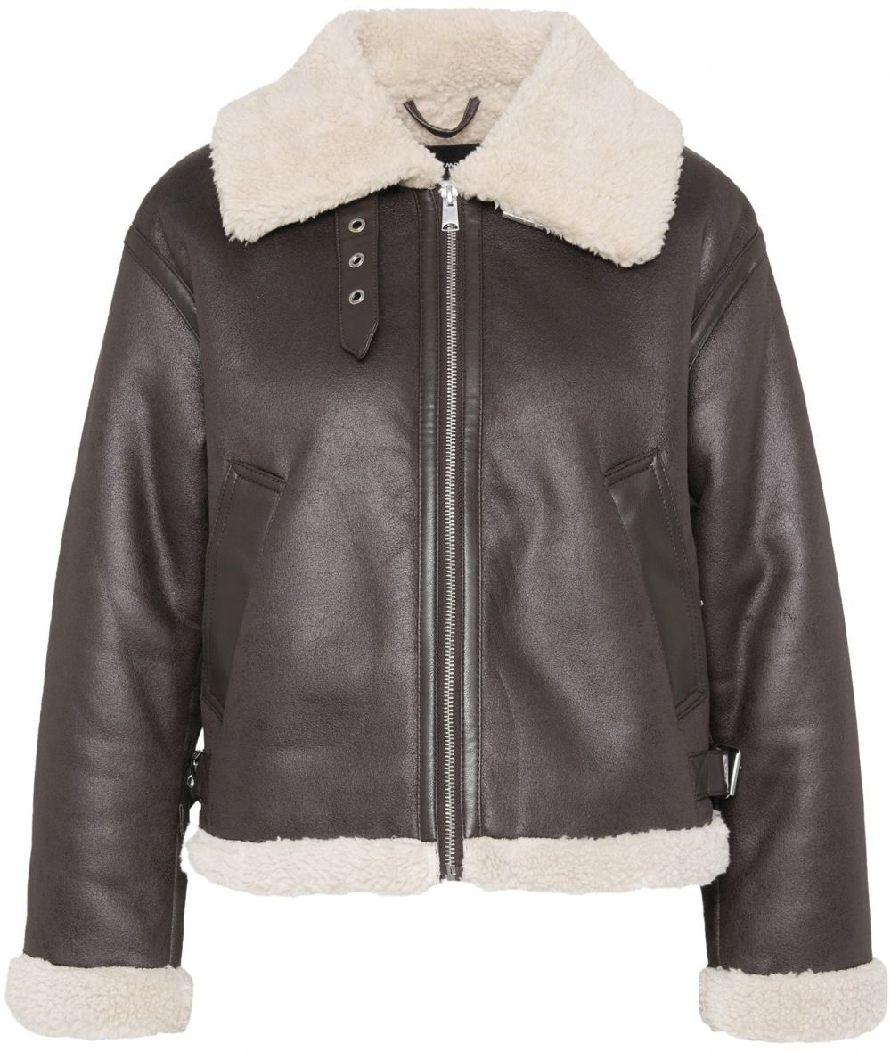 Vero Moda Petite Prechodná bunda 'VMVIRGINIA'  čokoládová