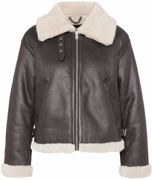 Vero Moda Petite Prechodná bunda 'VMVIRGINIA'  čokoládová