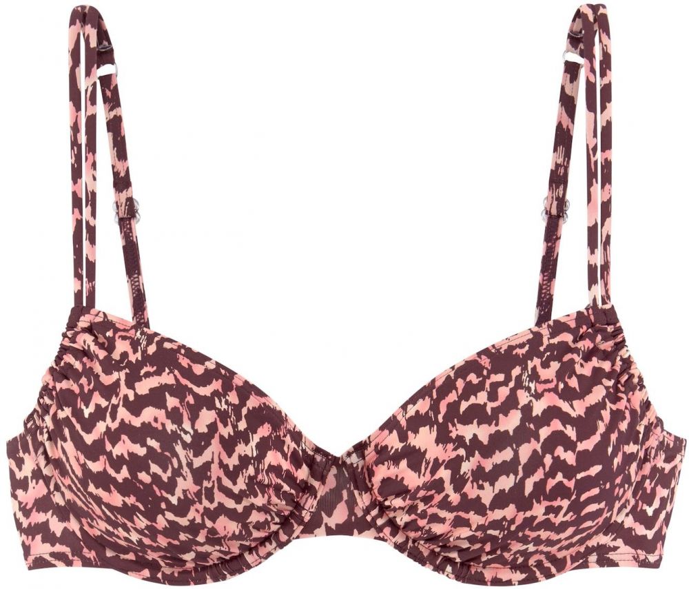 LASCANA Bikinový top  ružová / staroružová / bordová