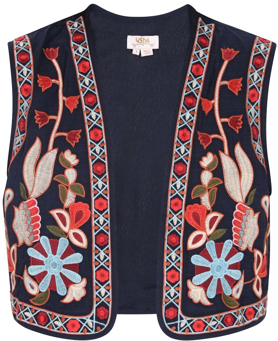 usha FESTIVAL Vesta  béžová / námornícka modrá / čerešňová