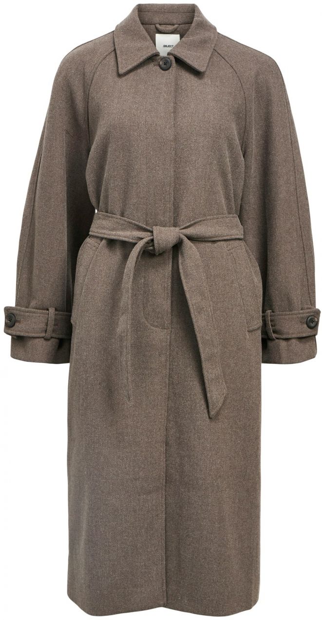OBJECT Prechodný kabát 'Emma'  čokoládová