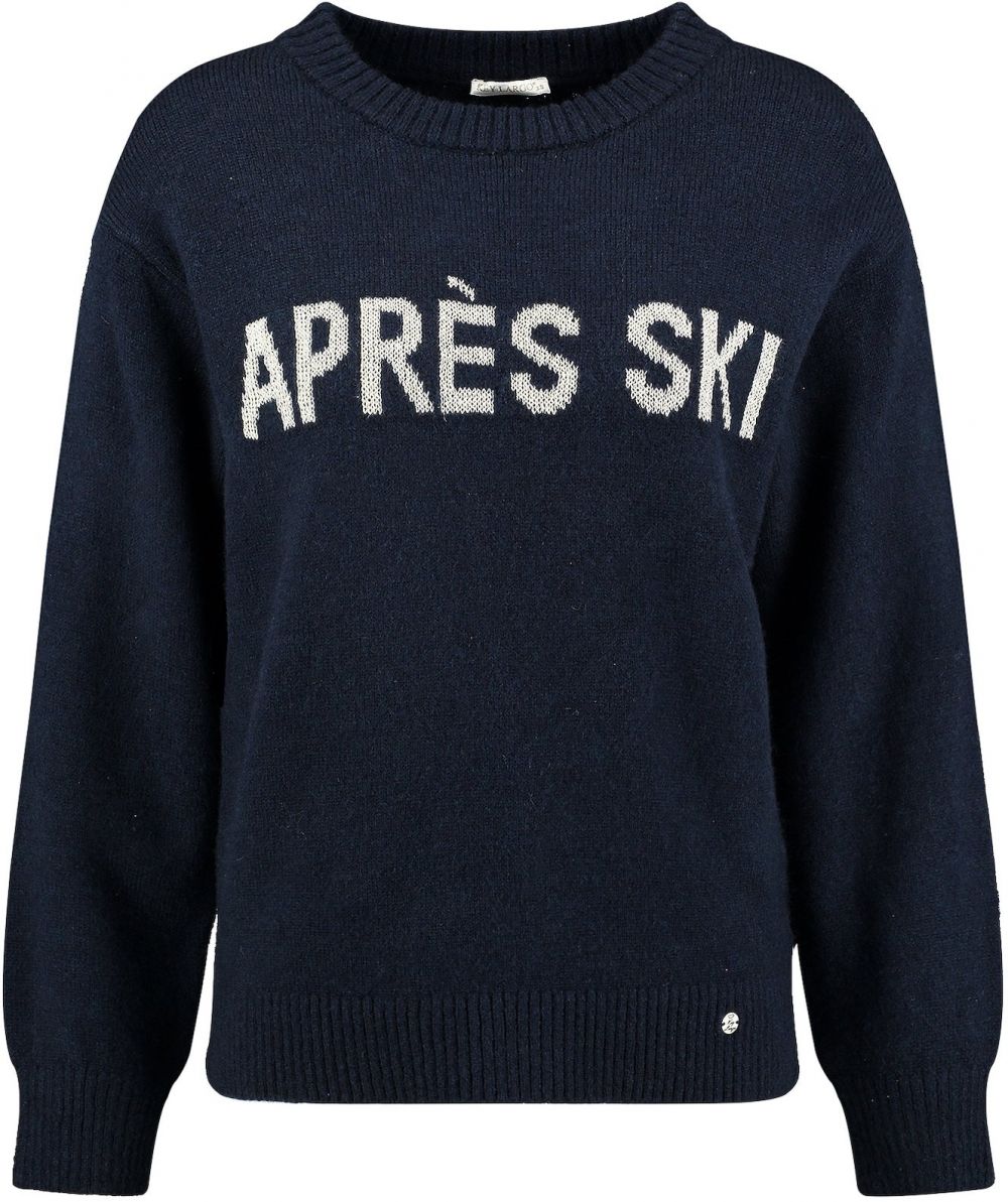 Key Largo Sveter 'Apres Ski'  námornícka modrá / biela
