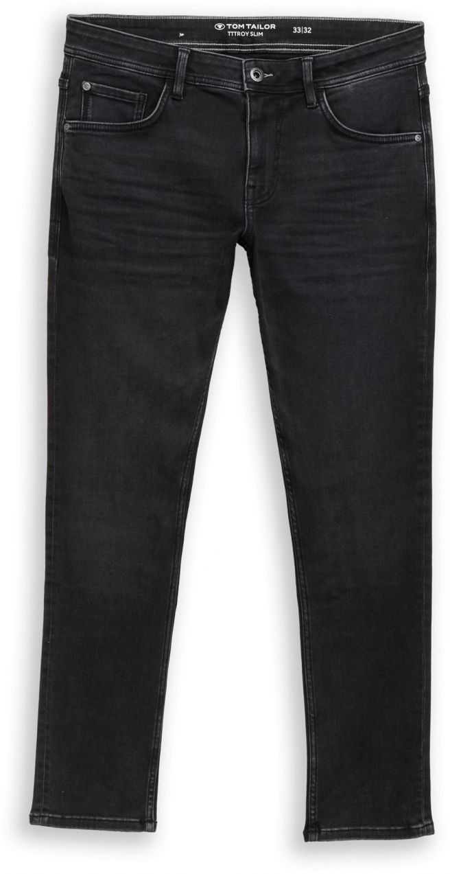 TOM TAILOR Džínsy 'TROY'  tmavosivá
