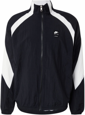 Nike Sportswear Prechodná bunda 'AIR'  čierna / biela