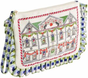 Cath Kidston Listová kabelka  modrá / zelená / červená / biela