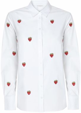 TATUUM Tričko  červená / šedobiela