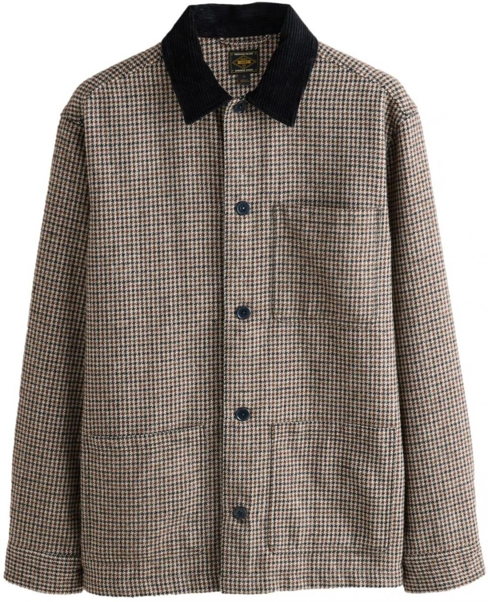 Next Košeľa 'Heritage'  hnedá / čierna / biela