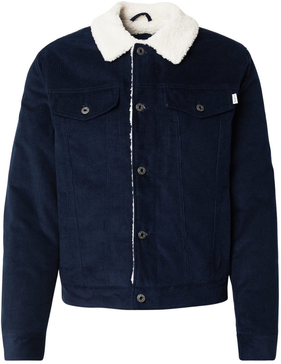 Pepe Jeans Prechodná bunda 'Joshua'  námornícka modrá / biela