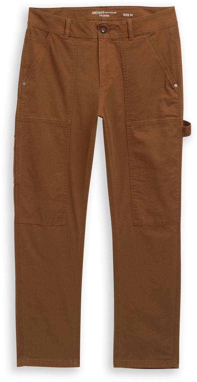 TOM TAILOR DENIM Nohavice  karamelová