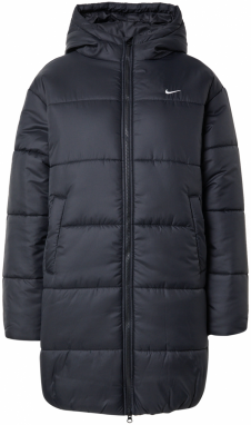 Nike Sportswear Zimný kabát 'Classic'  čierna / biela