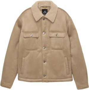 Pull&Bear Zimná bunda  farba ťavej srsti