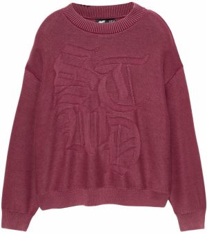 Pull&Bear Sveter  burgundská