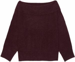 Pull&Bear Sveter  vínovo červená