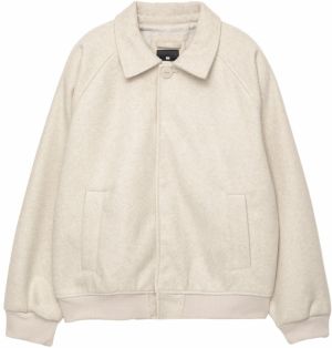 Pull&Bear Prechodná bunda  šedobiela