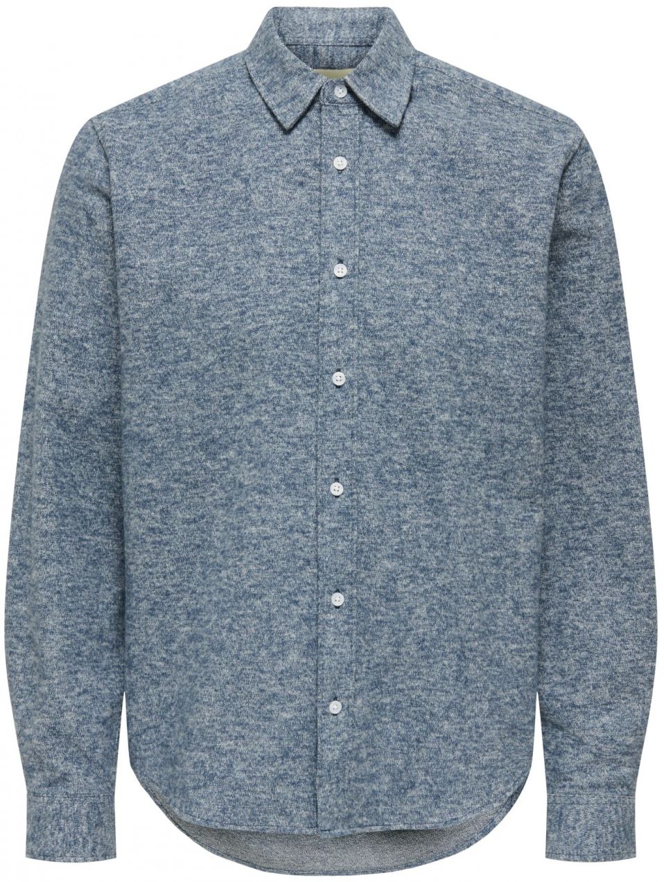 Only & Sons Košeľa  modrá melírovaná