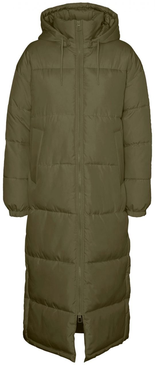 VERO MODA Prechodný kabát 'VMKLEA'  tmavozelená