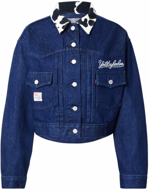 LEVI'S ® Prechodná bunda 'TYPE II'  námornícka modrá / modrá denim / biela