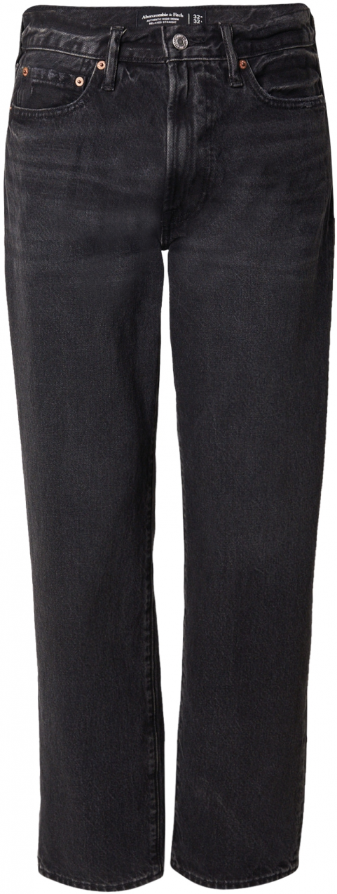 Abercrombie & Fitch Džínsy  čierna