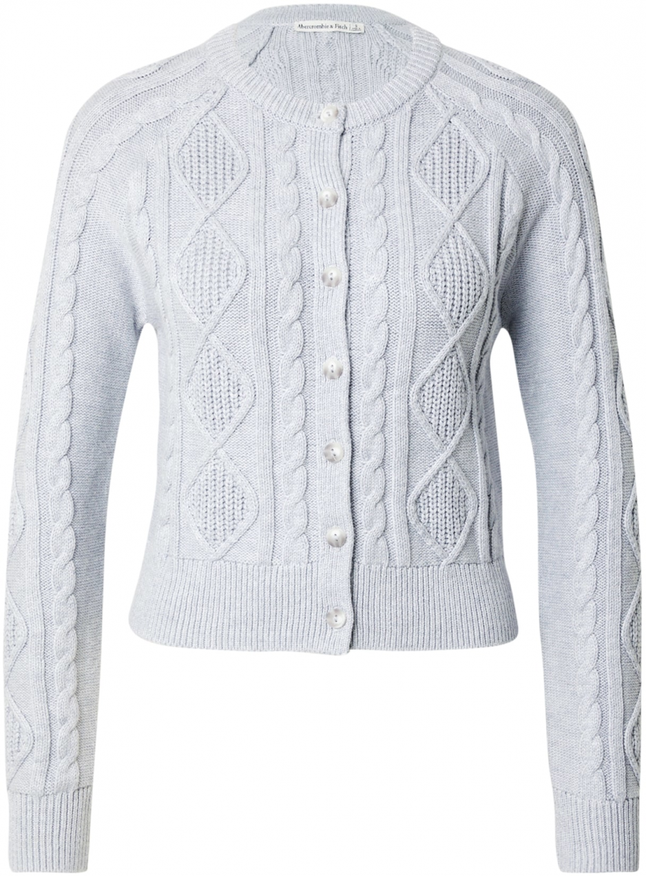 Abercrombie & Fitch Kardigán  svetlosivá