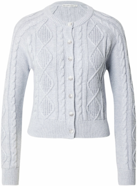 Abercrombie & Fitch Kardigán  svetlosivá