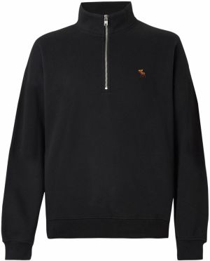 Abercrombie & Fitch Mikina  čierna