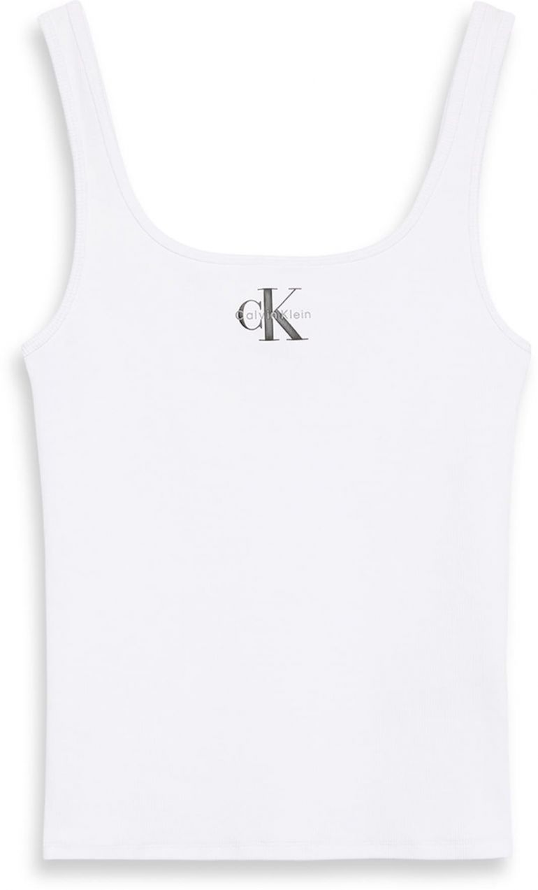 Calvin Klein Jeans Top  čierna / biela