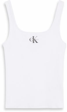 Calvin Klein Jeans Top  čierna / biela