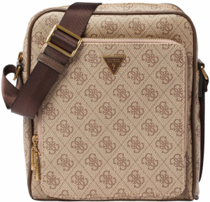 GUESS Taška cez rameno 'MILANO CROSSBODY POCKET M'  farba ťavej srsti / kapučíno