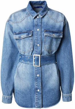 KARL LAGERFELD JEANS Blúzka  modrá denim