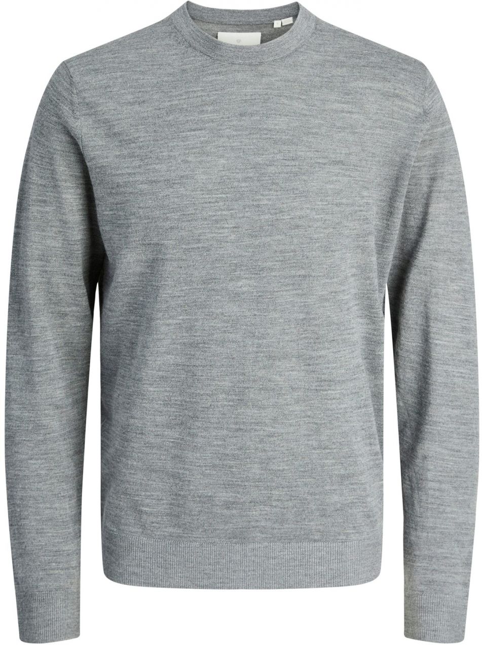 JACK & JONES Sveter  sivá melírovaná
