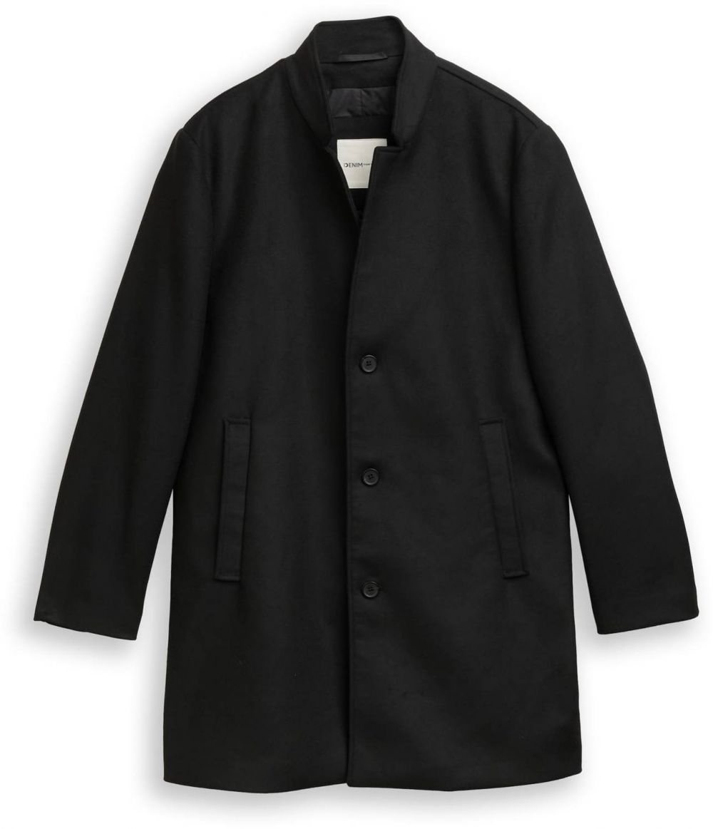 TOM TAILOR DENIM Prechodný kabát  čierna