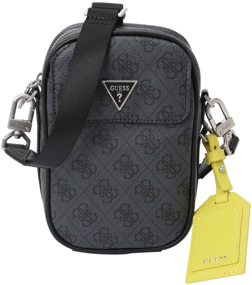 GUESS Taška cez rameno 'MILANO CROSSBODY MICRO'  antracitová / čierna