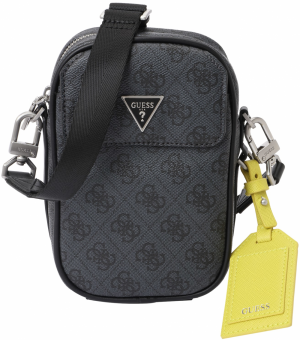 GUESS Taška cez rameno 'MILANO CROSSBODY MICRO'  antracitová / čierna