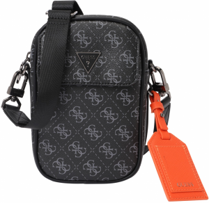 GUESS Taška cez rameno 'MILANO CROSSBODY MICRO'  sivá / čierna