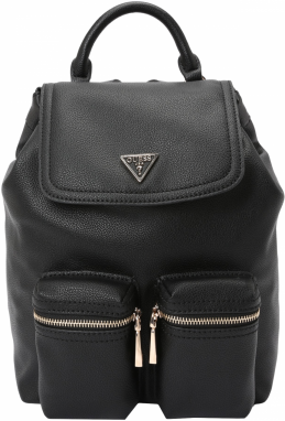 GUESS Batoh 'MANHATTAN II FLAP BACKPACK'  čierna