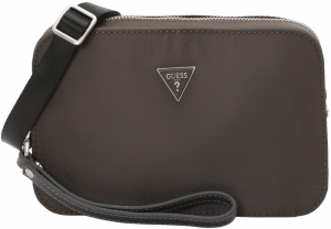 GUESS Taška cez rameno 'MILANO CAMERA BAG S'  tmavošedá