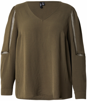 Vero Moda Curve Blúzka 'VMCalva'  olivová
