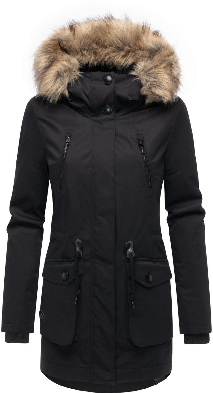 Ragwear Zimná parka 'Ellsa B'  čierna