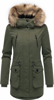 Ragwear Zimná parka 'Ellsa Youmodo'  tmavozelená
