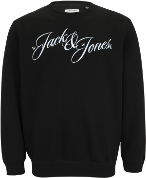 JACK & JONES Mikina 'JORINWOOD'  svetlomodrá / čierna