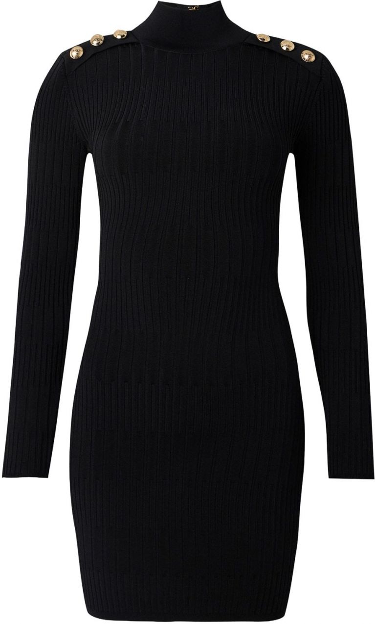 GUESS by Marciano Pletené šaty 'JANET'  čierna