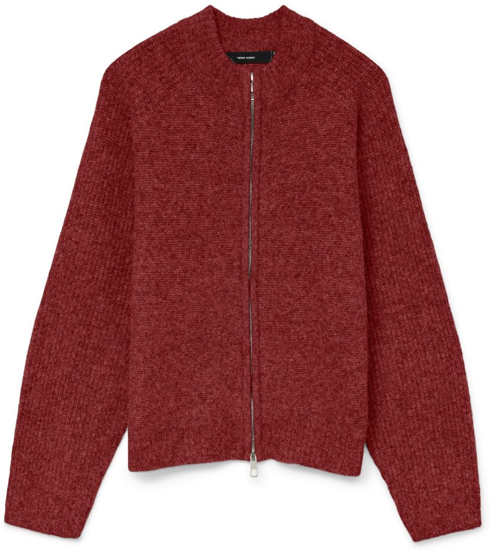VERO MODA Kardigán 'VMBANG'  červená melírovaná