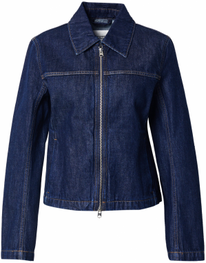 Abercrombie & Fitch Prechodná bunda  modrá denim