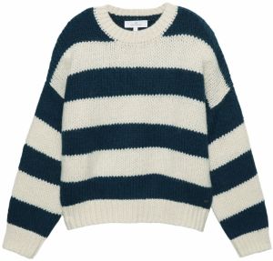 Pull&Bear Sveter 'PACIFIC'  nebielená / námornícka modrá