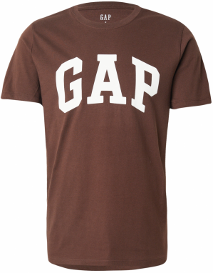 GAP Tričko 'EVERYDAY'  hnedá / biela