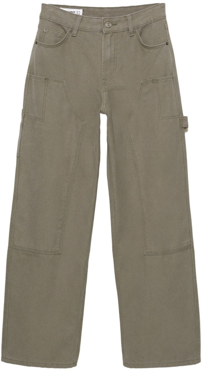 Pull&Bear Džínsy  zelená